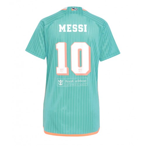 Dres Inter Miami Lionel Messi #10 Rezervni za Žensko 2024-25 Kratak Rukav